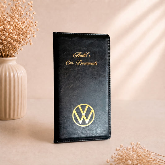 Pochette personnalisée pour documents de voiture
