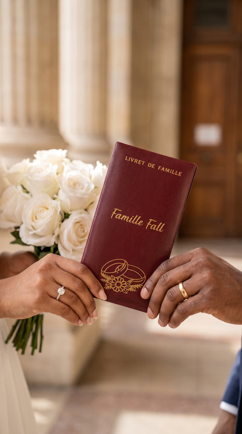 Personalisierte Hülle für das Familienstammbuch