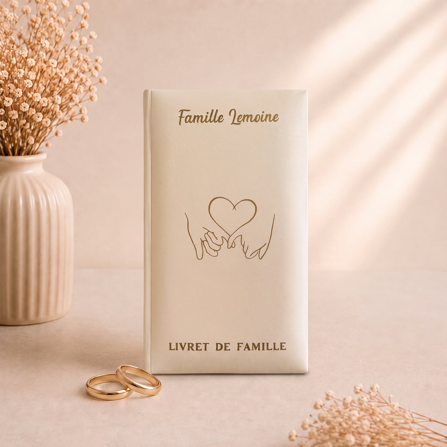 Protège livret de famille personnalisé