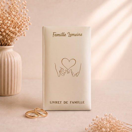 Protège livret de famille personnalisé