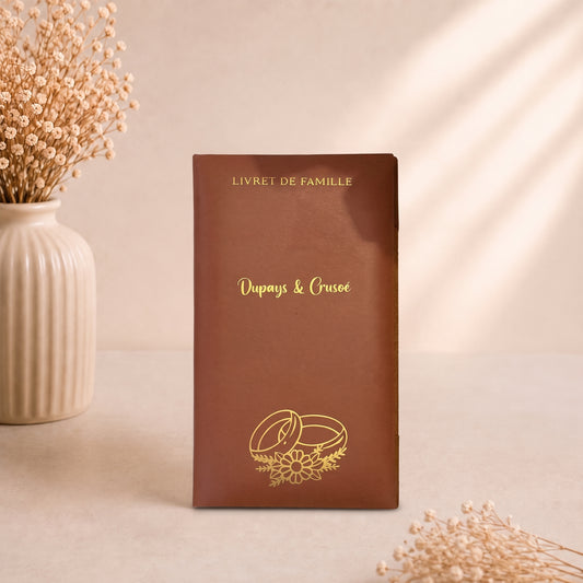 Protège livret de famille personnalisé