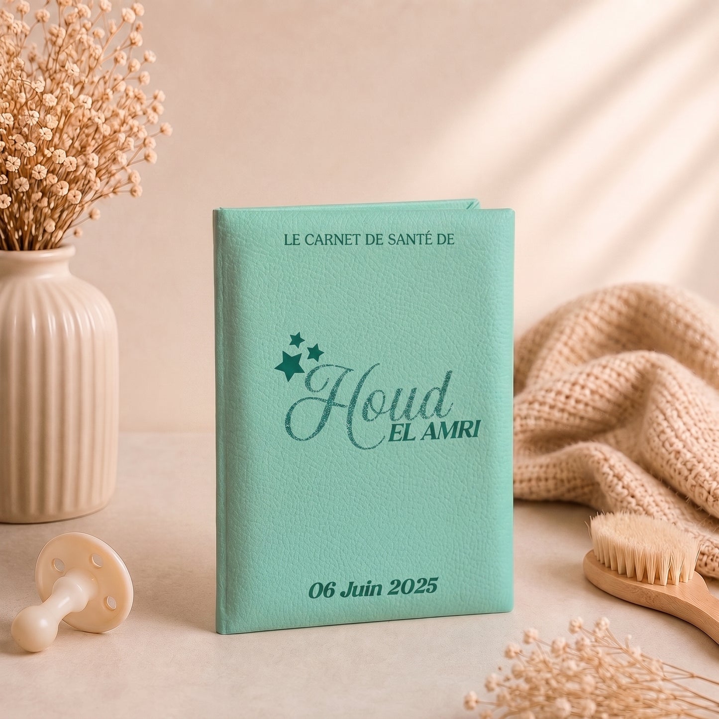 Protège carnet de santé personnalisé
