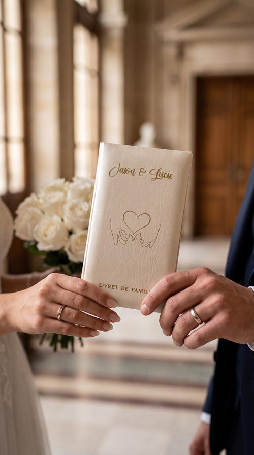Personalisierte Hülle für das Familienstammbuch